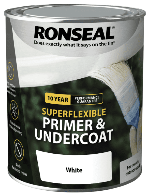 Ronseal Super Flexible Primer & Undercoat 750ml - White