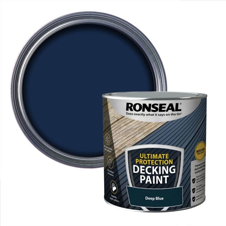 Ronseal Ultimate Protection Decking Paint 2.5L - Deep Blue