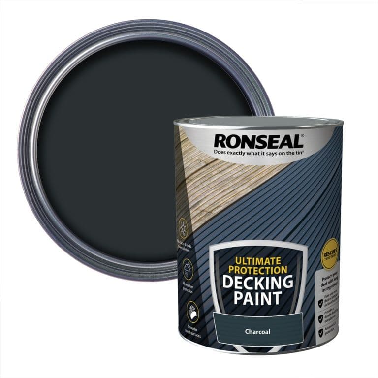 Ronseal Ultimate Protection Decking Paint 5L - Charcoal