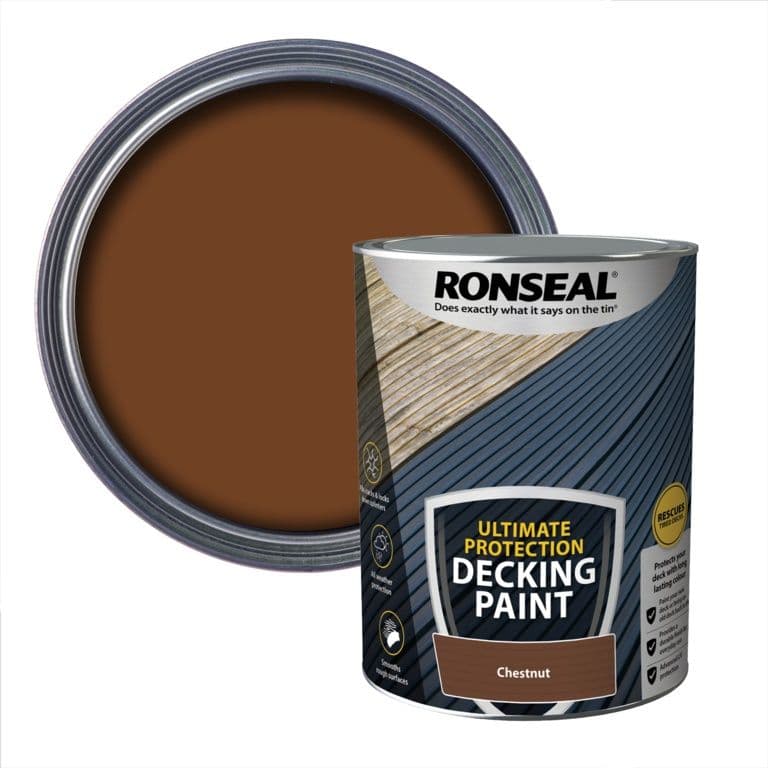 Ronseal Ultimate Protection Decking Paint 5L - Chestnut