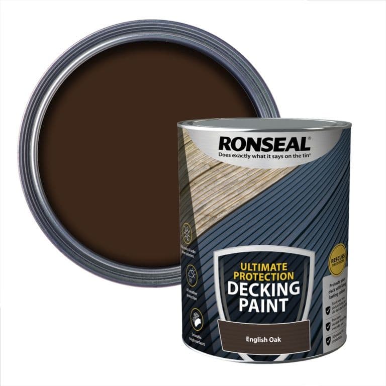 Ronseal Ultimate Protection Decking Paint 5L - English Oak