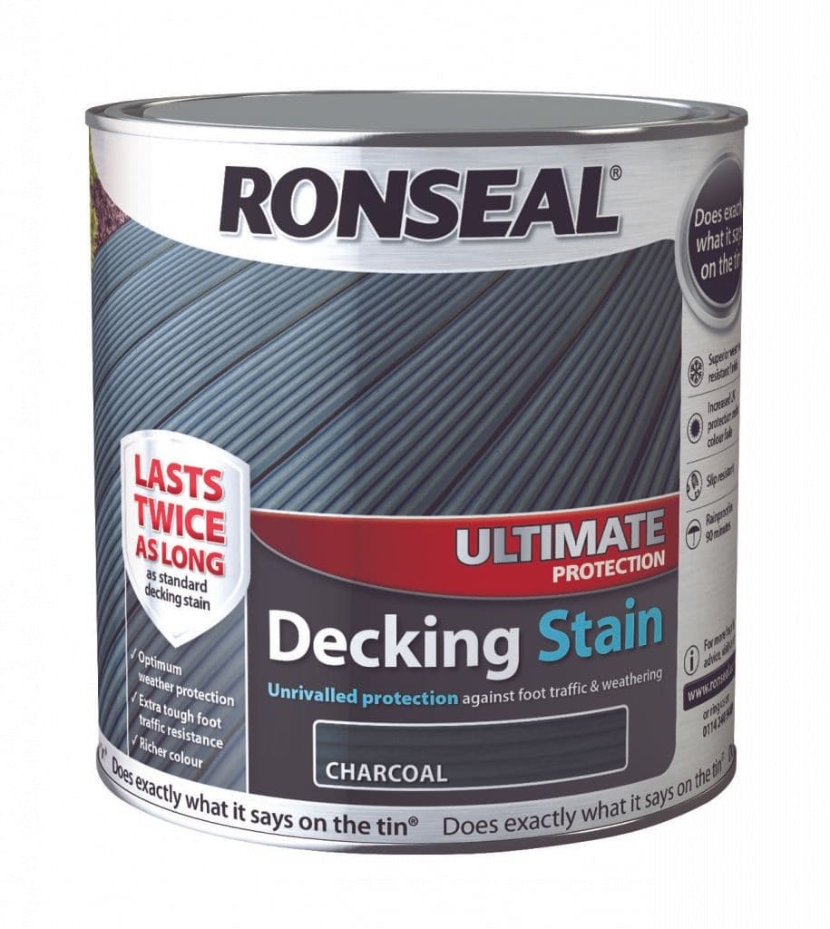 Ronseal Ultimate Protection Decking Stain 2.5L - Charcoal