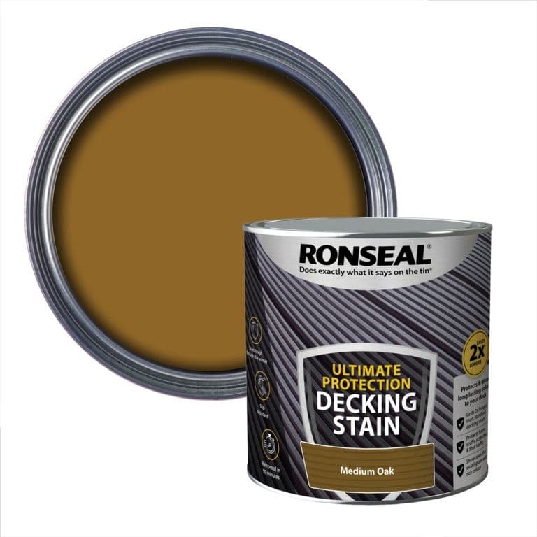 Ronseal Ultimate Protection Decking Stain 2.5L - Medium Oak