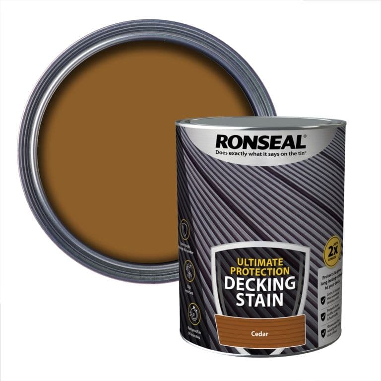 Ronseal Ultimate Protection Decking Stain 5L - Cedar