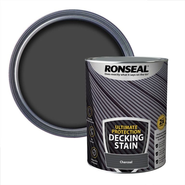 Ronseal Ultimate Protection Decking Stain 5L - Charcoal