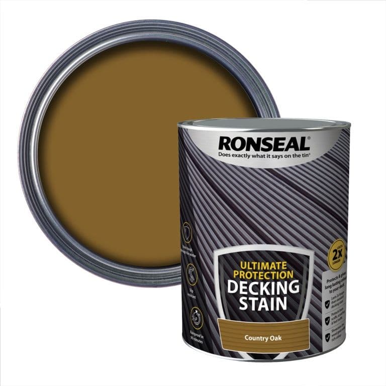 Ronseal Ultimate Protection Decking Stain 5L - Country Oak