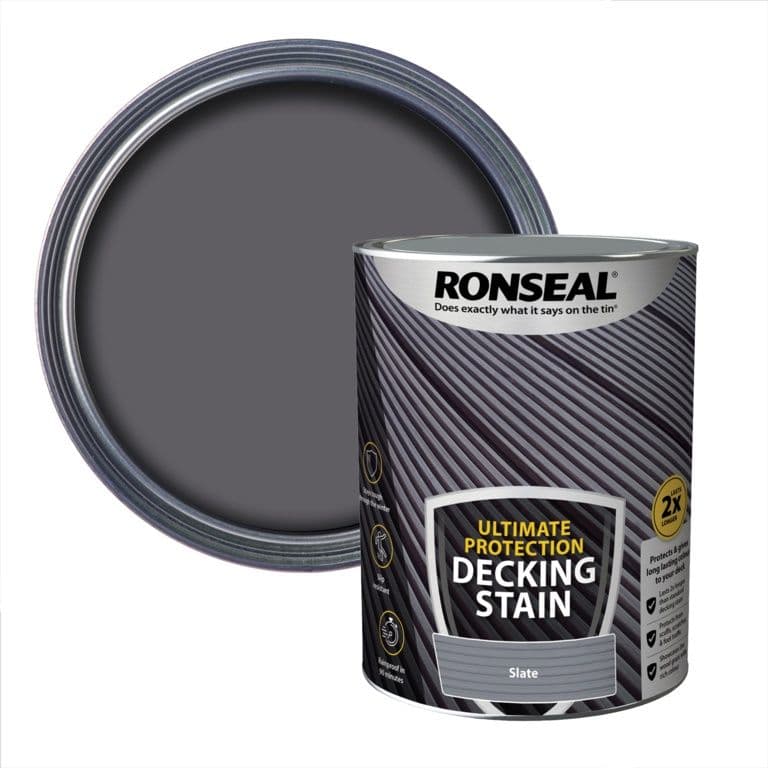 Ronseal Ultimate Protection Decking Stain 5L - Slate