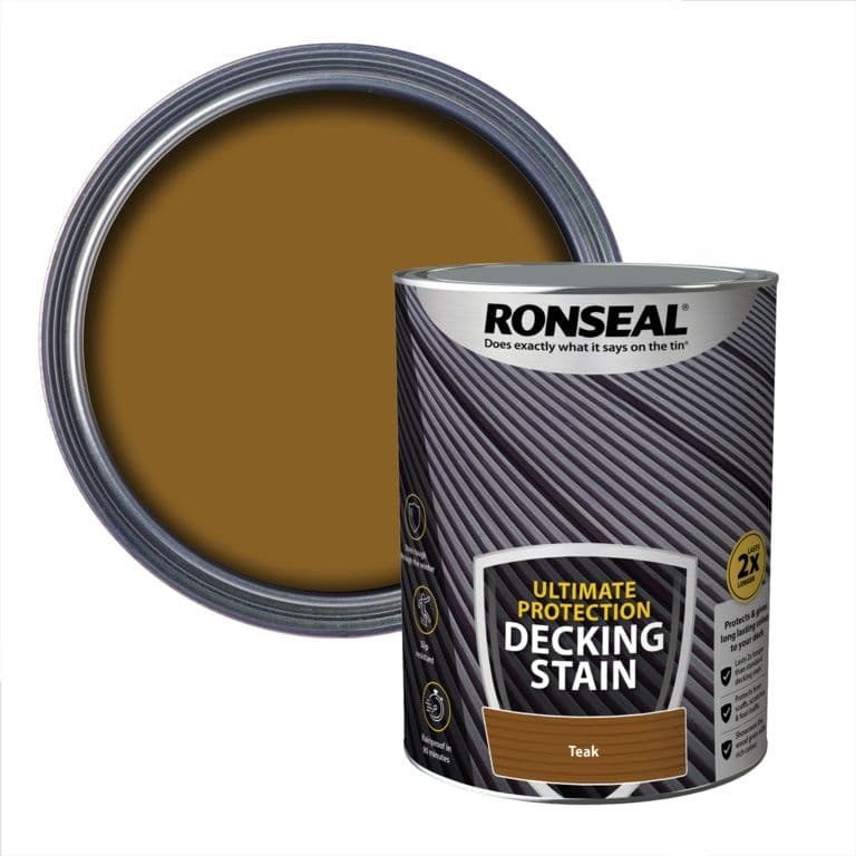Ronseal Ultimate Protection Decking Stain 5L - Teak