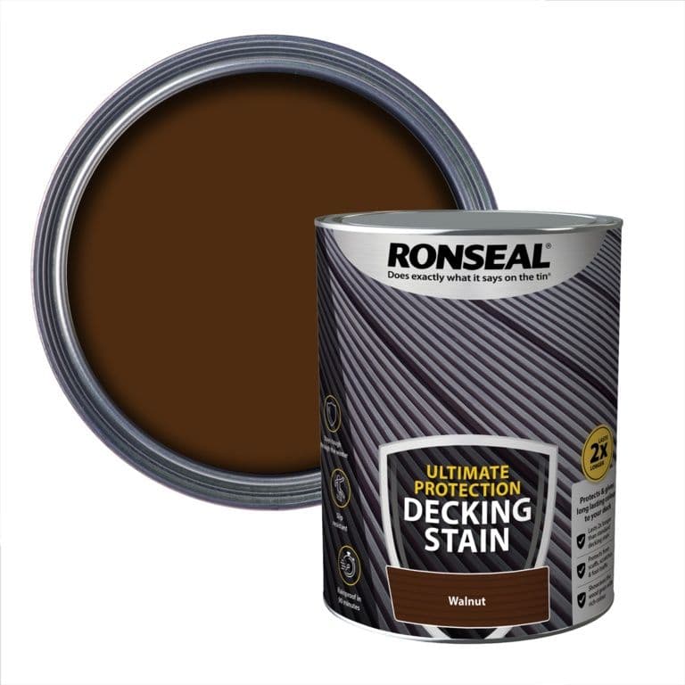 Ronseal Ultimate Protection Decking Stain 5L - Walnut