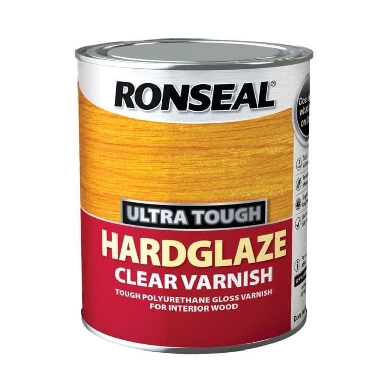 Ronseal Ultra Tough Varnish Hard Glaze - 750ml