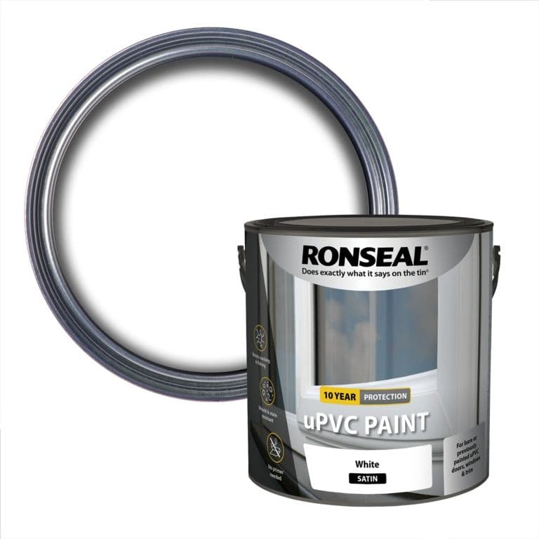 Ronseal UPVC Paint 2.5L - White Satin
