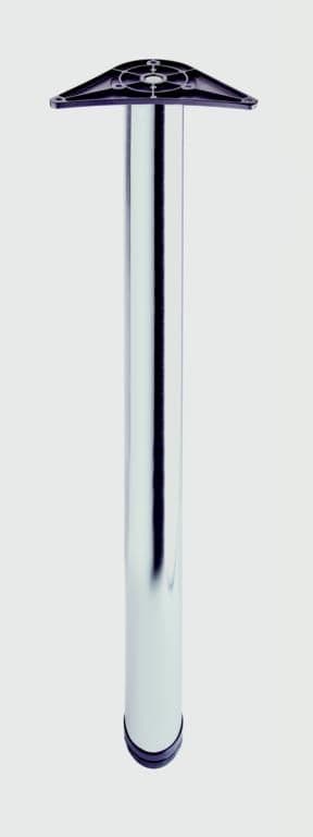 Rothley Table Leg 710 - Chrome Finish