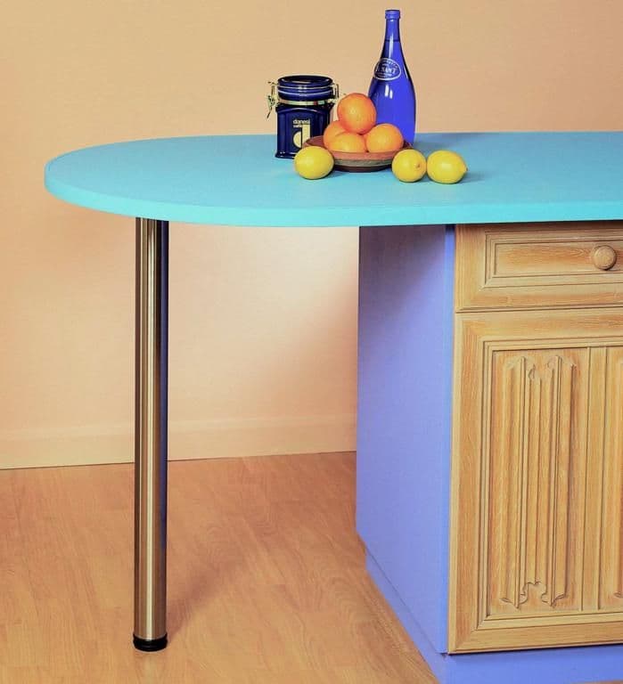 Rothley Work Leg 870mm - Brushed Finish