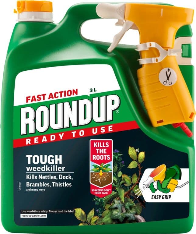 Roundup Fast Action Ready To Use Weedkiller - 3L