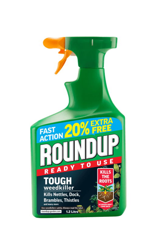 Roundup Tough RTU - 1L Plus 20% Extra Free
