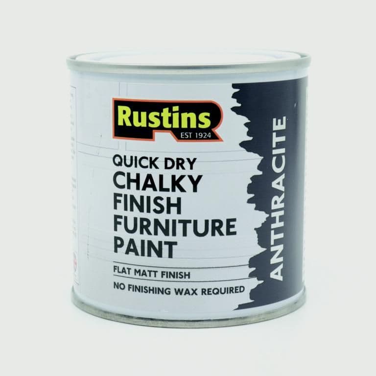 Rustins Chalky Finish Furniture Paint - 250ml Anthracite