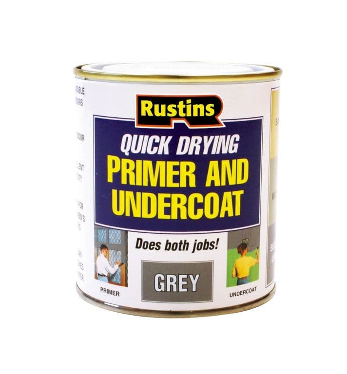 Rustins Grey Primer & Undercoat - 250ml