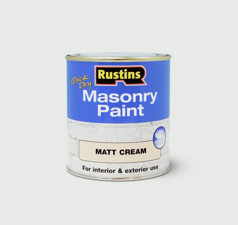 Rustins Masonry Paint 250ml - Cream