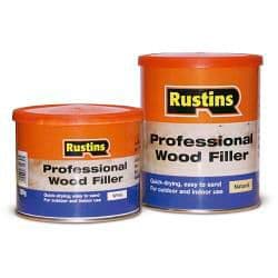 Rustins Professional Wood Filler 250g - White