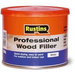 Rustins Professional Wood Filler 500g - White