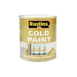 Rustins Quick Dry Paint Gold - 500ml