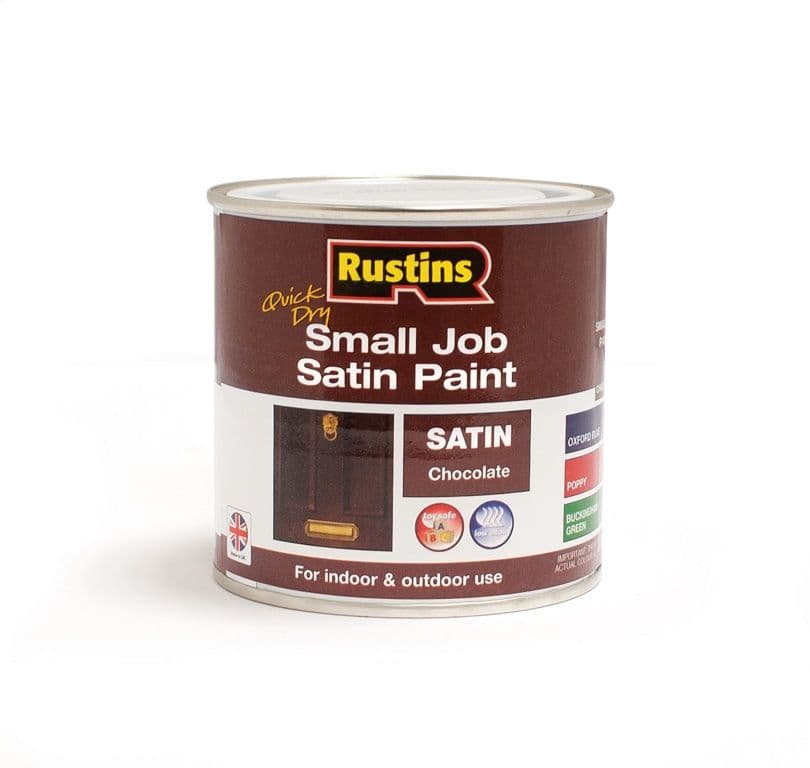 Rustins Quick Dry Small Job Satin 250ml - Chocolate