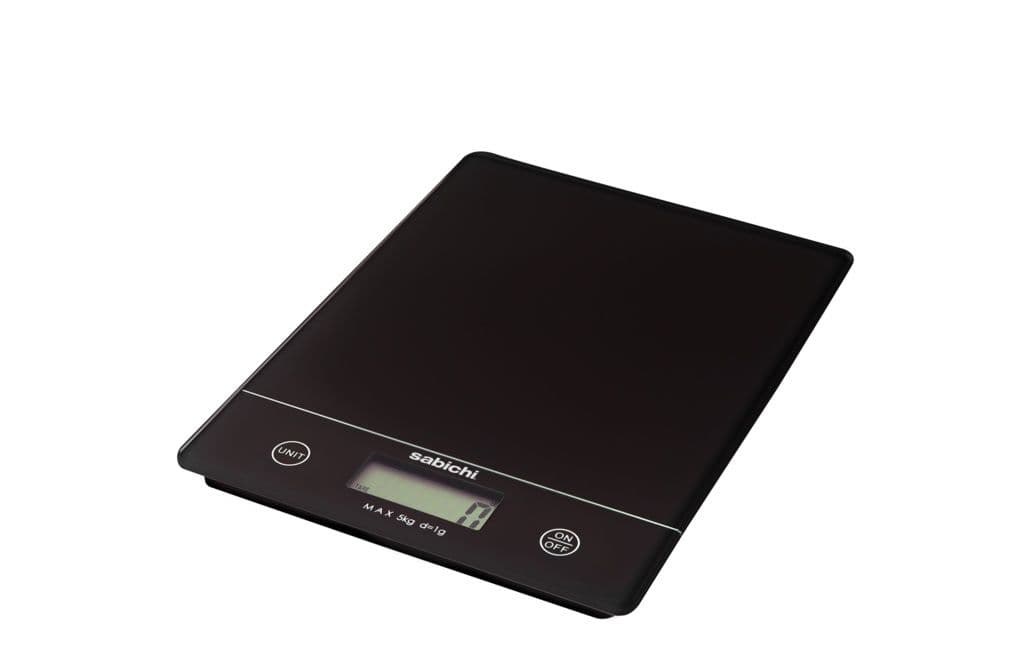 Sabichi 5kg Digital Kitchen Scales - Black
