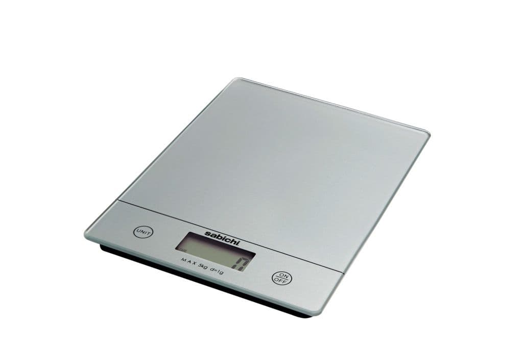Sabichi 5kg Digital Kitchen Scales - Silver