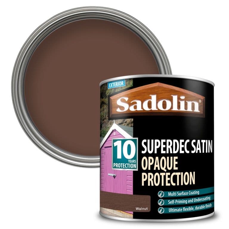 Sadolin Superdec Satin 1L - Walnut