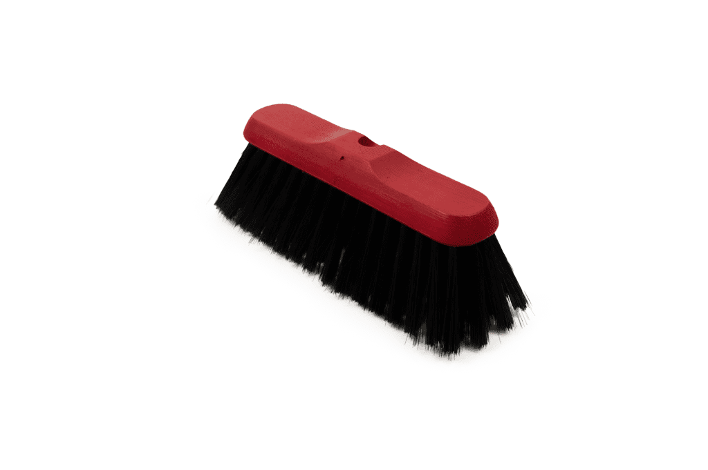 Salmon Soft Sweeping Broom With Fitted Handle - Black Coco Fill