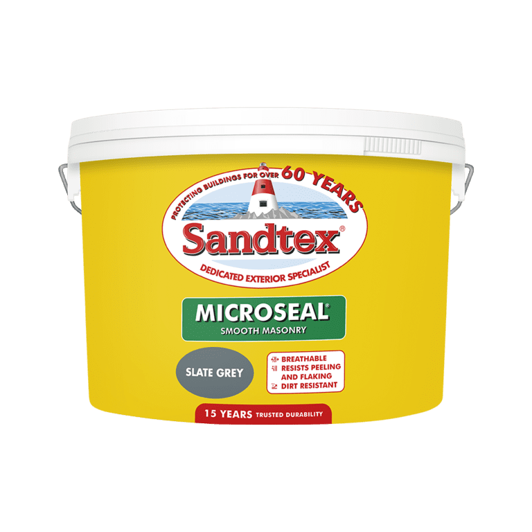 Sandtex Smooth Masonry Paint 10L - Slate Grey