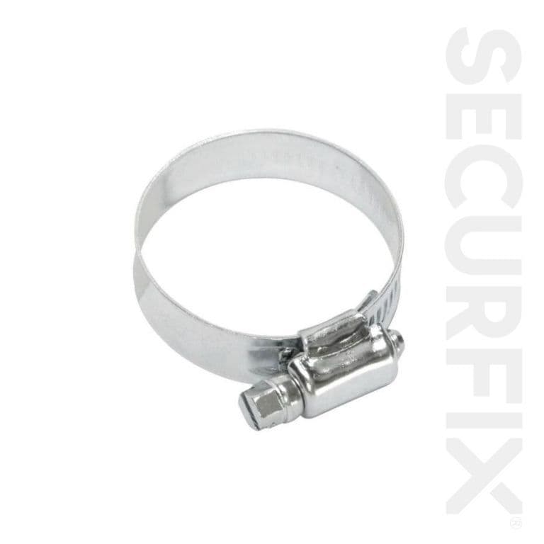 Securfix Hose Clip 40-60mm Zinc Plated - 5 Pack