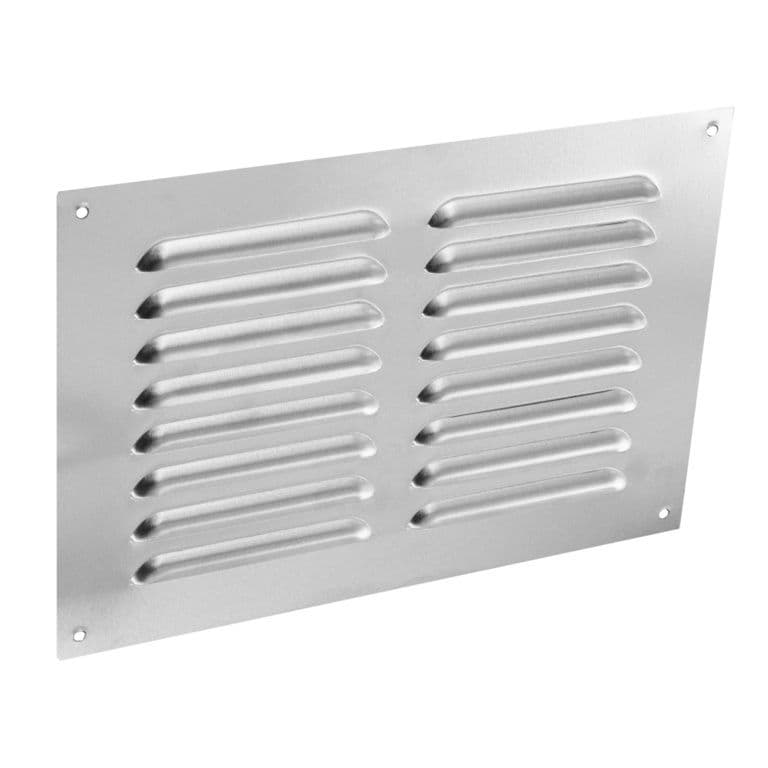 Securit Aluminium Louvre Vent - 9 x 6"