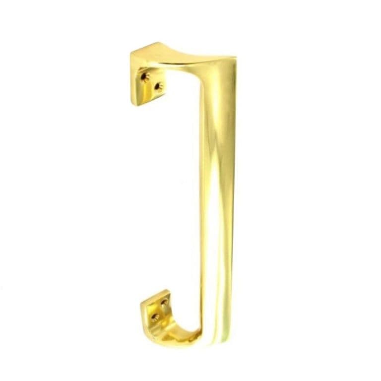 Securit Brass Pull Handle Oval Grip - 225mm