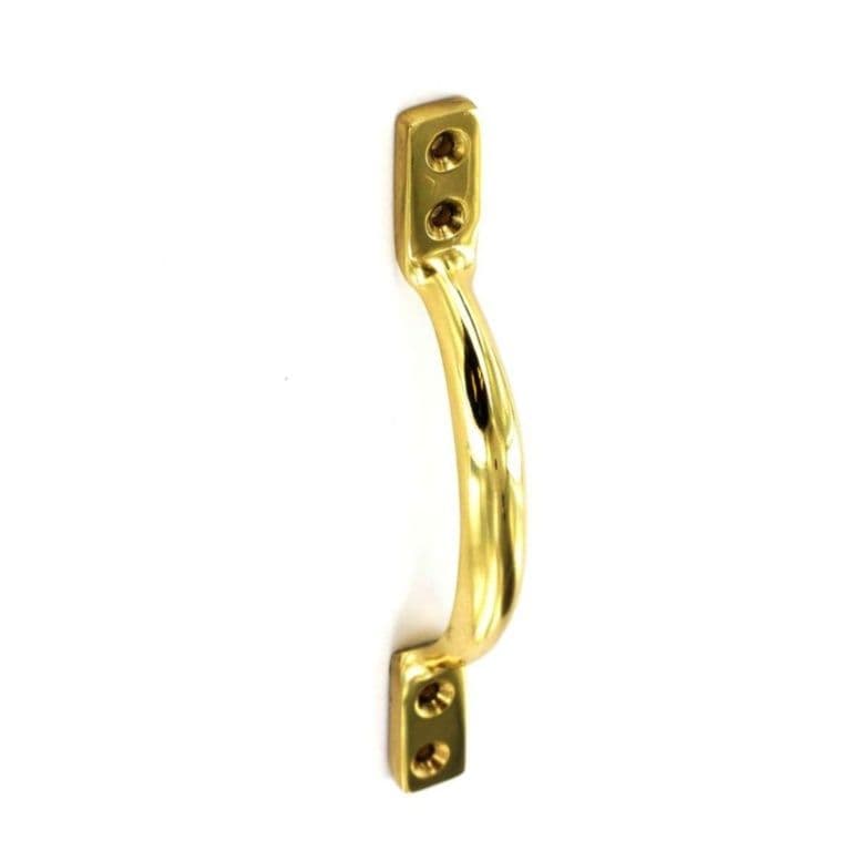 Securit Brass Sash Handle - 125mm