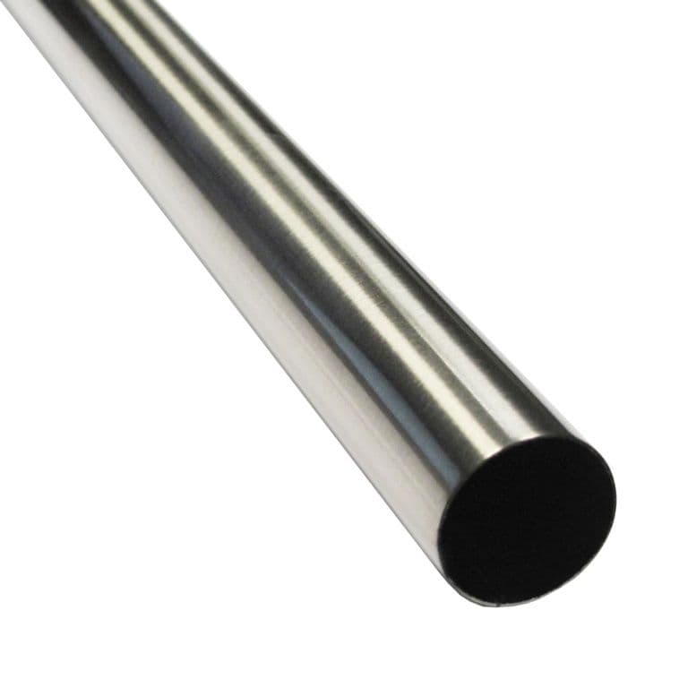 Securit Brushed Nickel Tube 25mm - 4ft