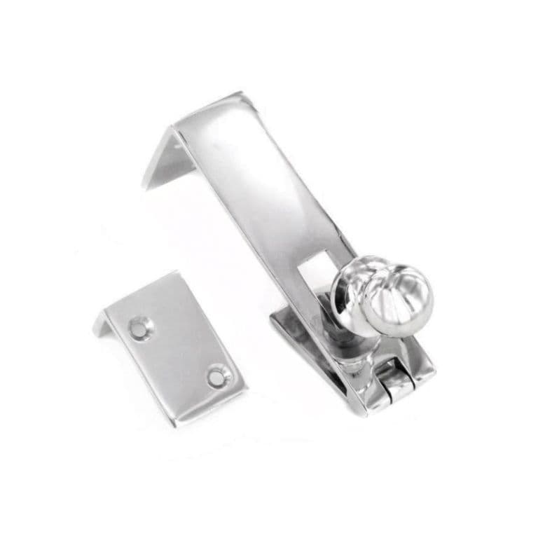 Securit Chrome Counterflap catch - 83mm