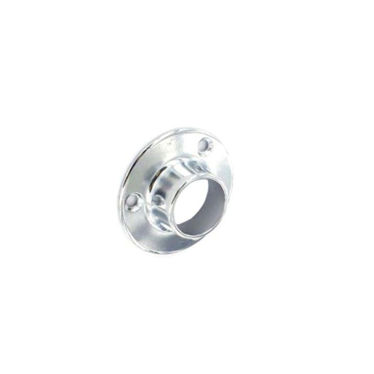 Securit Chrome Plated End Sockets - 19mm Pack 2