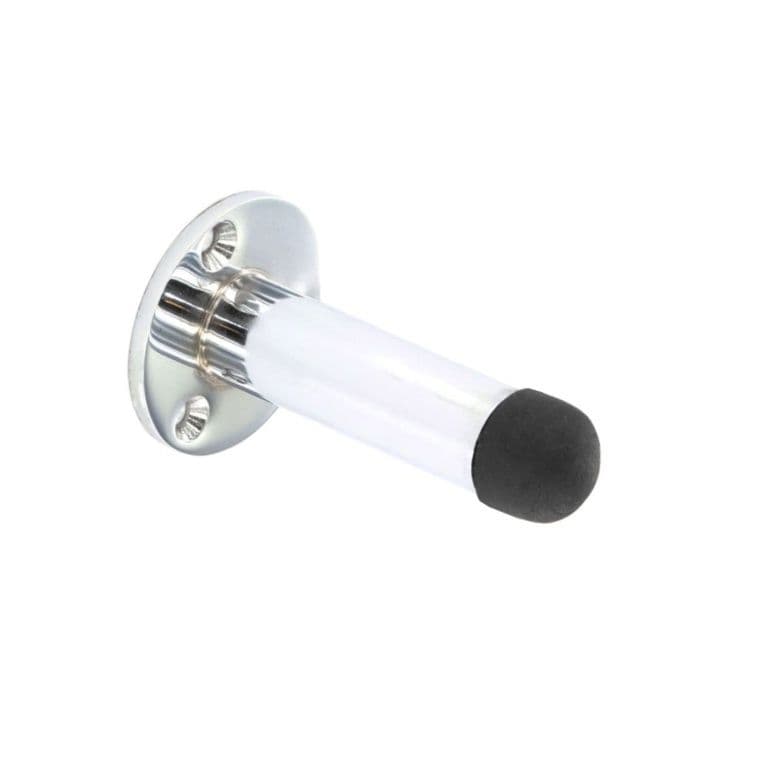 Securit Chrome Projection Door Stop - 63mm