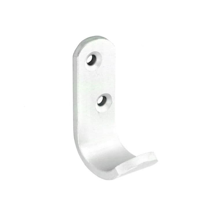 Securit Coat Hooks Aluminium (2) - 50mm