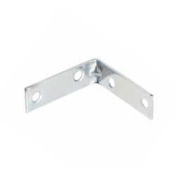Securit Corner Brace Zinc Plated - 65mm Pair