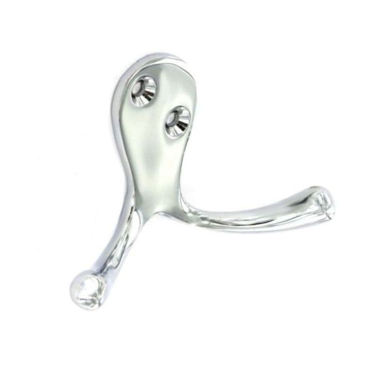 Securit Cp Doublel Robe Hook - 75mm