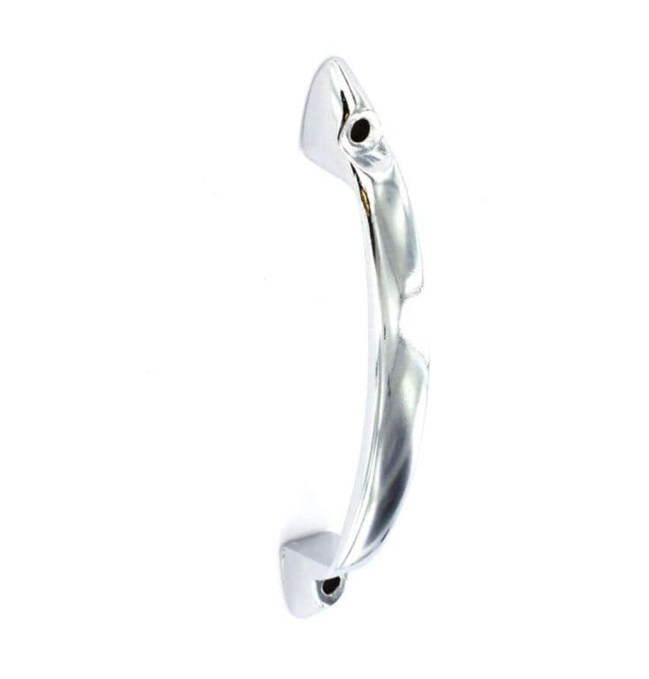Securit 'D' Handles Face-Fix (2) - Chrome 95mm