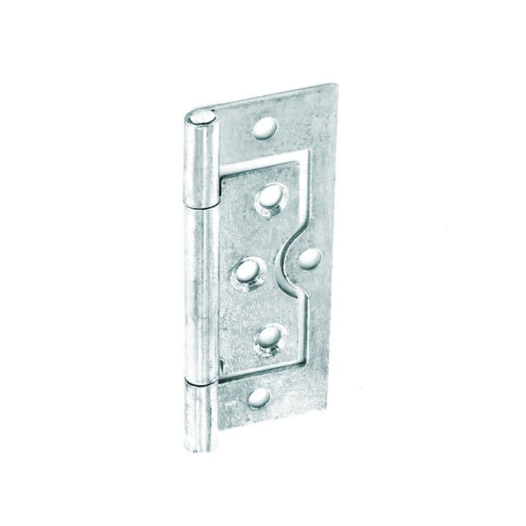 Securit Flush Hinges Zinc Plated (Pair) - 60mm