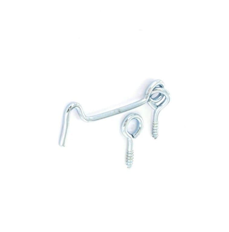 Securit Gate Hooks & Eyes Zinc Plated (2) - 100mm