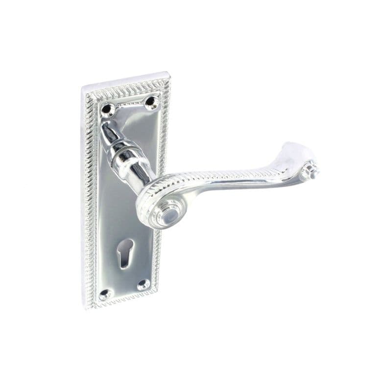 Securit Georgian Lock Handles CP - 150mm