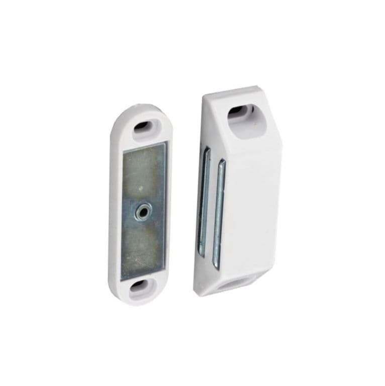 Securit Heavy Magnetic Catch - White S5433