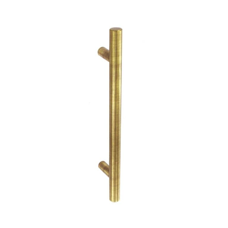Securit Plain Bar Handle Antique Brass - 128mm