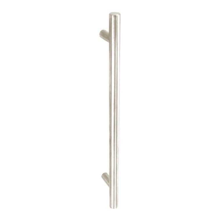 Securit Plain Bar Handle Satin Nickel - 96mm