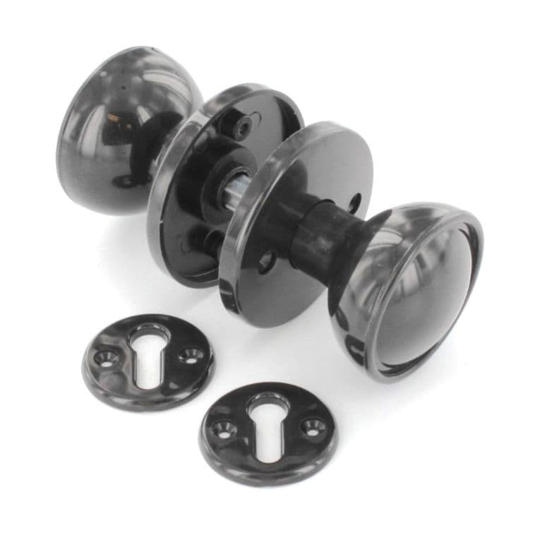 Securit Plastic Mortice Knob Set Brown - 60mm
